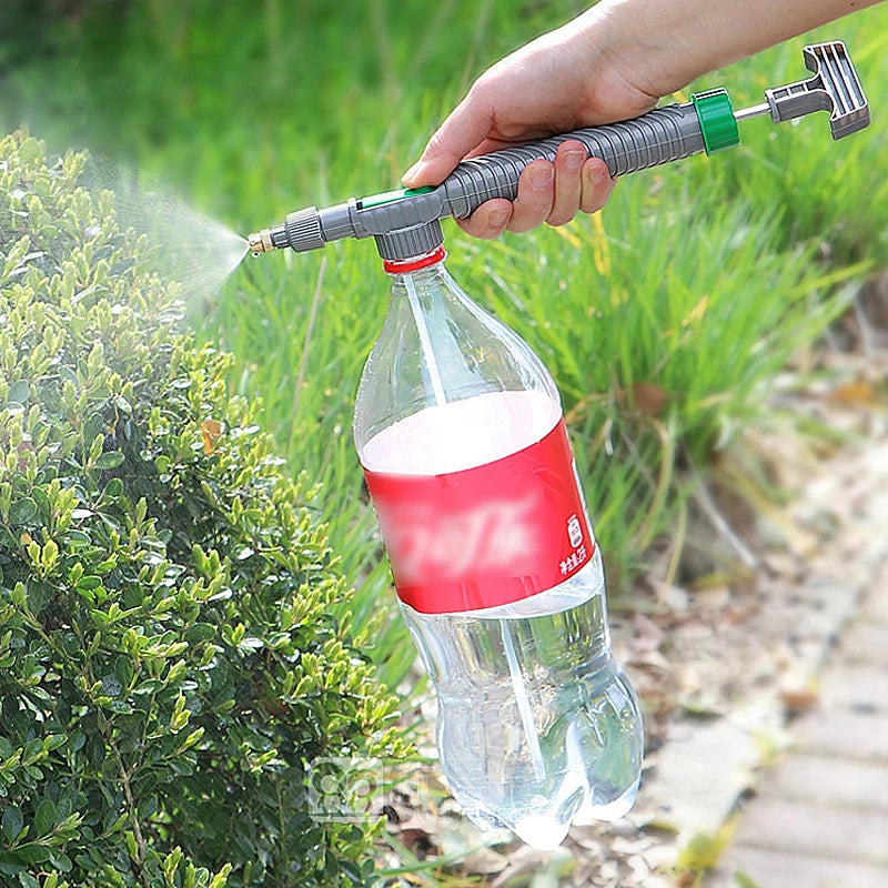 Watering Irrigation High Sprayer Water Pressure Flower Garden Gun Sprayer Head Juice Bottles Interface Plastic Trolley Spray