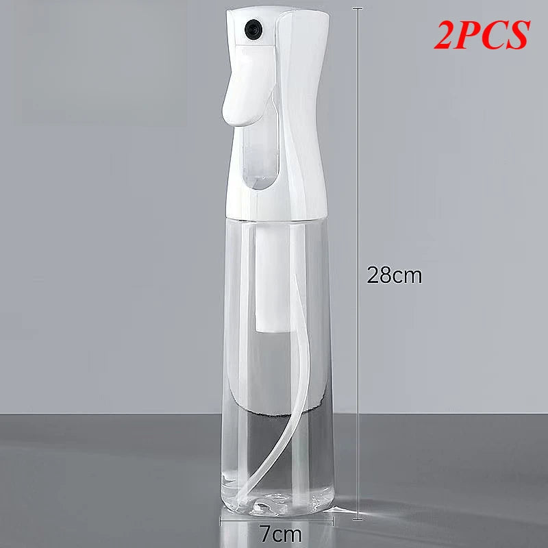 Continuous Spray Bottles Hairdressing Pressure Sprinkling Bottle Barber Beauty Salon Refillable Atomizer Container