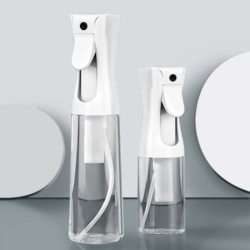 Continuous Spray Bottles Hairdressing Pressure Sprinkling Bottle Barber Beauty Salon Refillable Atomizer Container