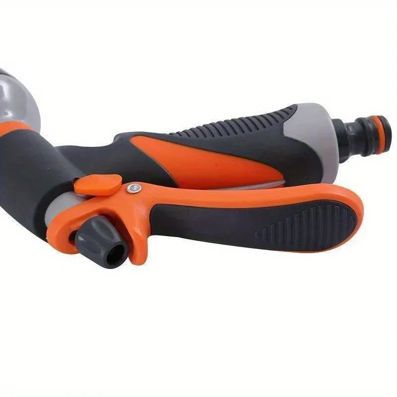 Functional Garden Hose Nozzle Garden Watering Car Wash Adjustable Glue Spray Water Gun TPR Drop Corrosion Resistant